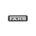 Emblema FAHR 230X75