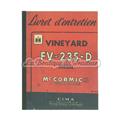 Libro de mantenimiento Mc Cormick FV-235-D