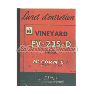 Libro de mantenimiento Mc Cormick FV-235-D