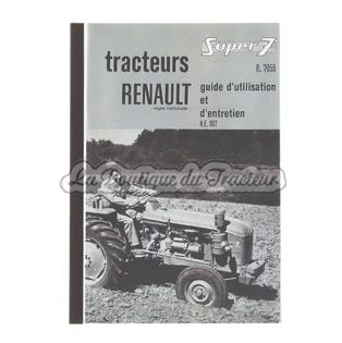 Guide d´utilisation et d´entretien Renault 7055 Super 7