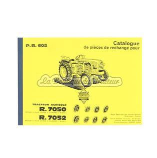 Catalogo de piezas Renault R7050-R7052