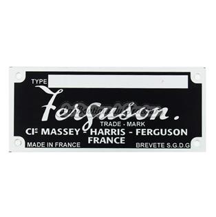 Placa de identificacion arado FERGUSON