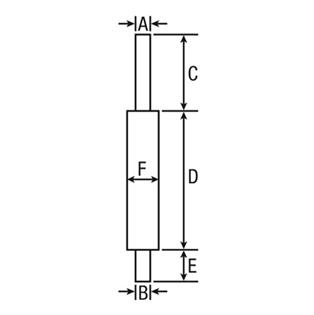 Escape vertical (silencioso) Massey Ferguson 2620, 2640 (OEM: 3041515M94)