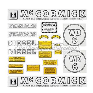 Juego de calcomanias IHC Mc Cormick WD6 (21 piezas)