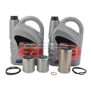 Kit de mantenimiento para Massey Ferguson TEF20, FF30DS (aceite, filtro, reten).